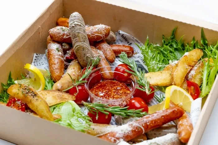 ソーセージのグリル