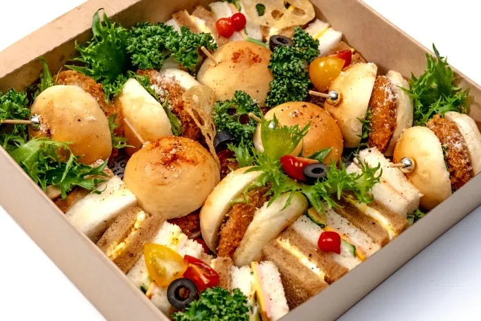 プチサンドイッチとプチバーガー